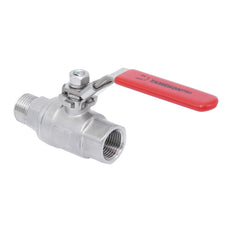 R/Rp 1-1/4'' 2-Piece 2-Way Stainless Steel Ball Valve 69 bar RTFE - TamesonPRO 1112-114