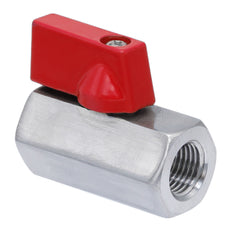 G 3/4'' F/F 2-Way Stainless Steel Mini Ball Valve 69 bar PTFE - TamesonPRO 1113-034-F