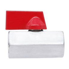 G 3/8'' F/F 2-Way Stainless Steel Mini Ball Valve 69 bar PTFE - TamesonPRO 1113-038-F