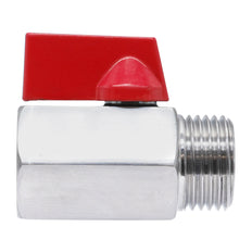 G 3/8'' M/F 2-Way Stainless Steel Mini Ball Valve 69 bar PTFE - TamesonPRO 1113-038-MF