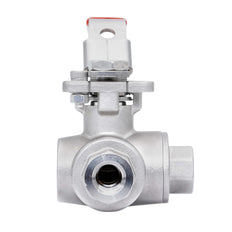 Rp 1-1/2'' 3-Way T-Port Stainless Steel Ball Valve 69 bar RTFE ISO-Top F07 - TamesonPRO 1125-112-T