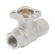 Rp 1/2" 2-way Brass Ball Valve ISO-Top F03 PN40