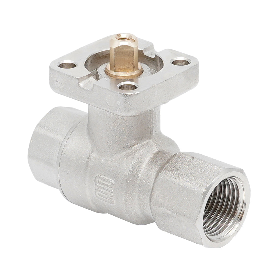 Rp 3/8" 2-way Brass Ball Valve ISO-Top F03 PN40