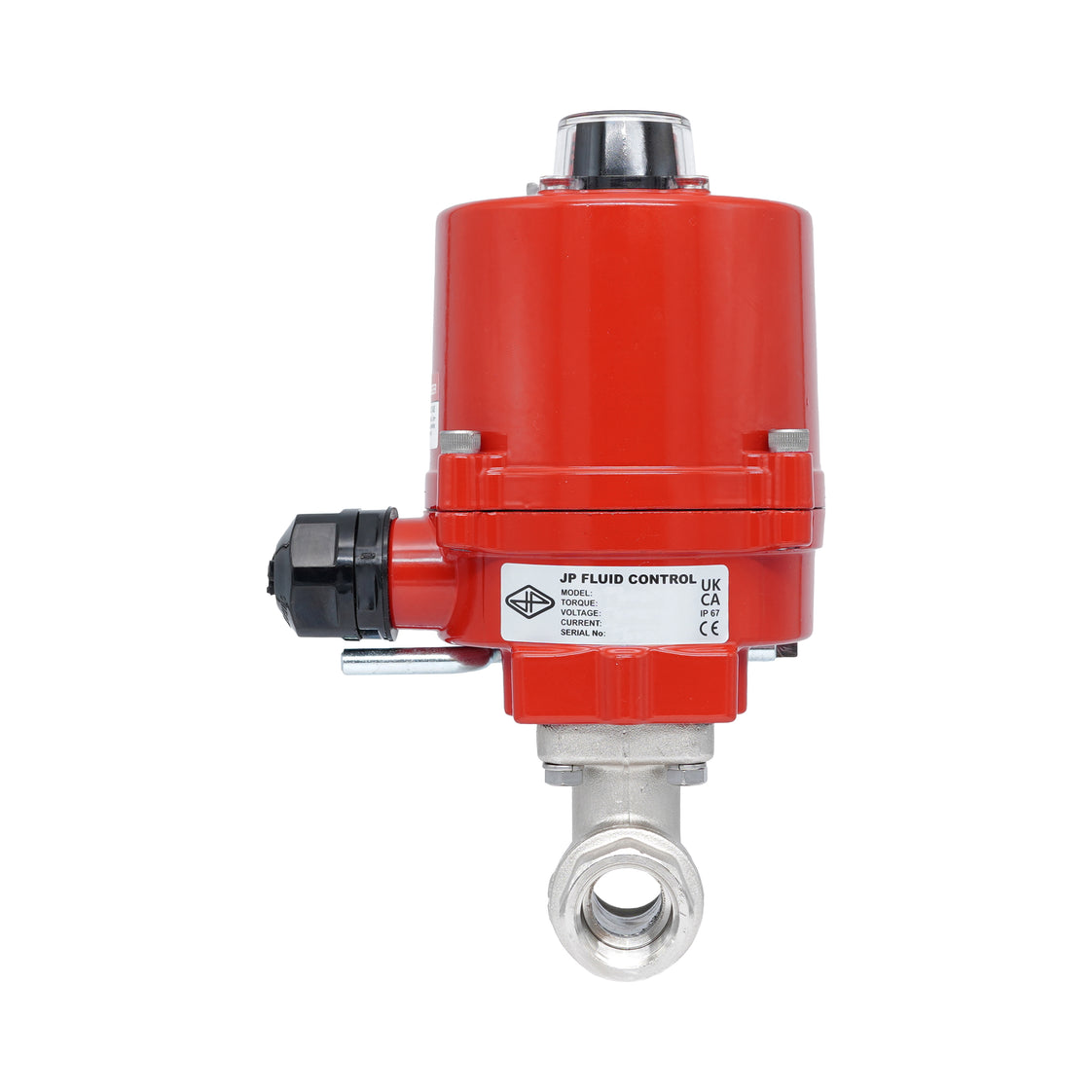 Rp 3/8" 2-Way Electric Brass Ball Valve 24 V AC/DC