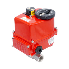 Rp 1/4" 2-Way Modulating Electric Brass Ball Valve 24 V AC/DC