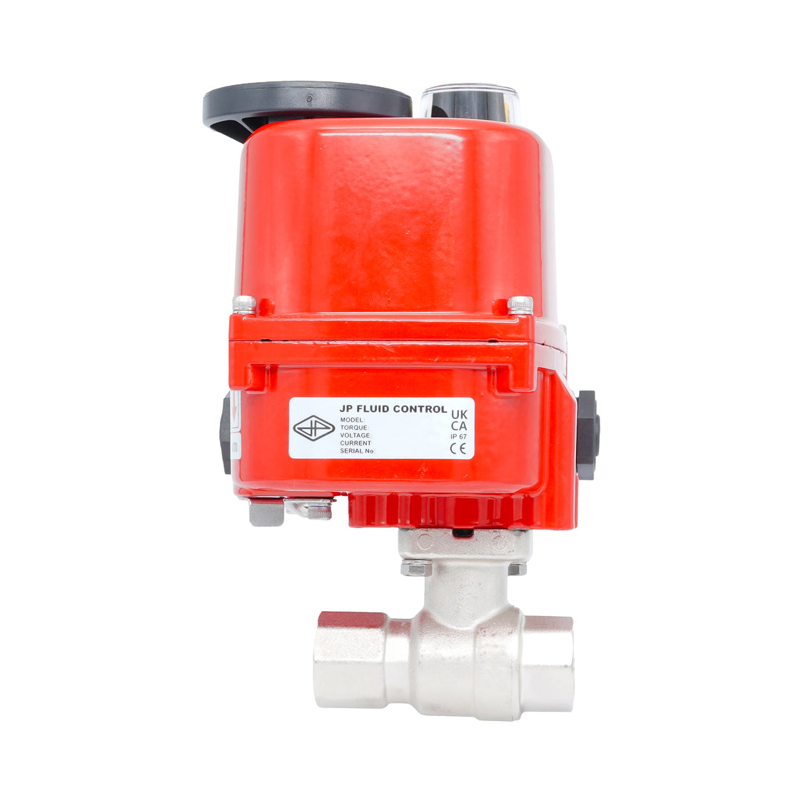 Rp 1/4" 2-Way Modulating Electric Brass Ball Valve 24 V AC/DC