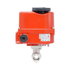 Rp 1/4" 2-Way Modulating Electric Brass Ball Valve 24 V AC/DC