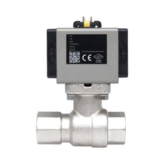 Rp 1/4" 2-Way Pneumatic Brass Ball Valve - Double Acting