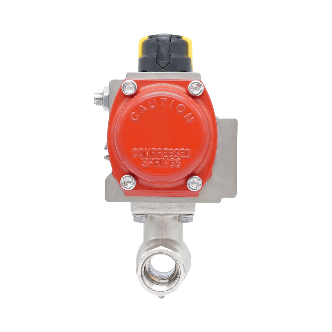 Rp 3/4" 2-Way Pneumatic Brass Ball Valve - Spring Closing