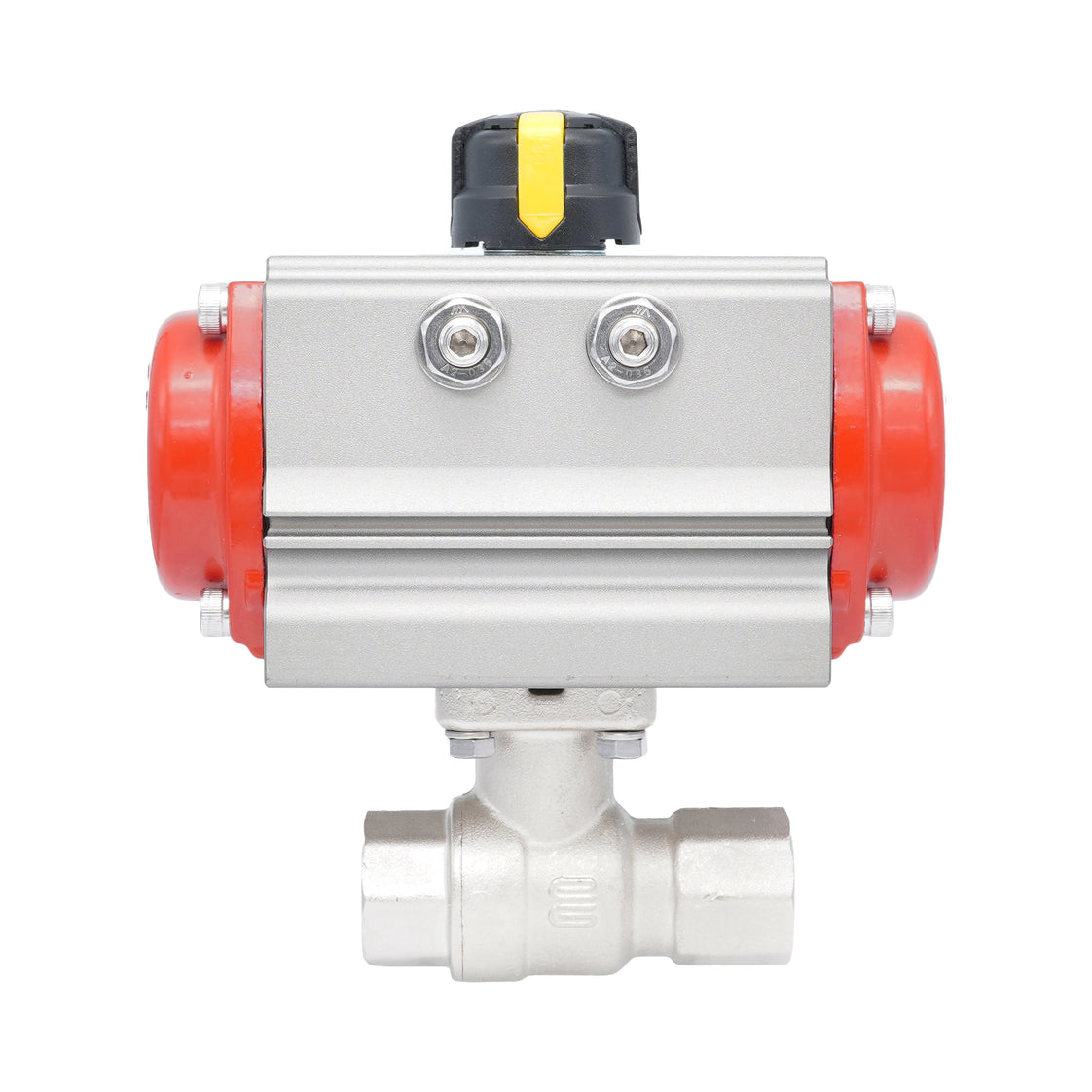 Rp 1/2" 2-Way Pneumatic Brass Ball Valve - Spring Opening