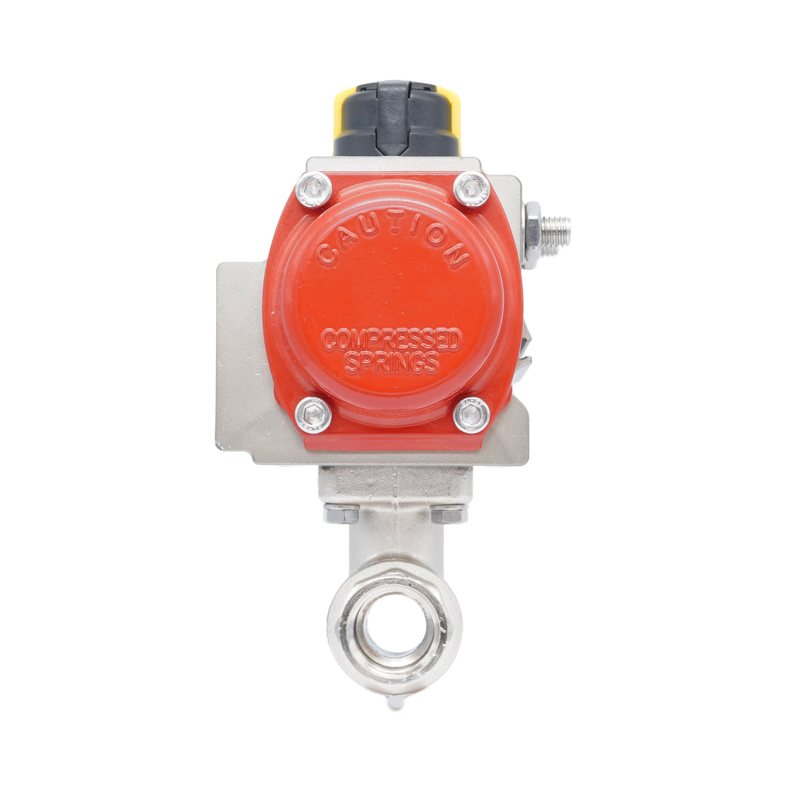 Rp 3/4" 2-Way Pneumatic Brass Ball Valve - Spring Opening