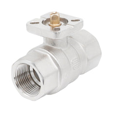 Rp 1" 2-way Brass Ball Valve ISO-Top F03/F04 PN40