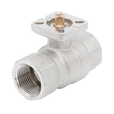 Rp 1" 2-way Brass Ball Valve ISO-Top F03/F04 PN40