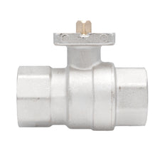 Rp 1-1/4" 2-way Brass Ball Valve ISO-Top F04/F05 PN40