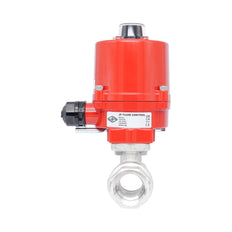 Rp 1-1/2" 2-Way Electric Brass Ball Valve 12 V AC/DC