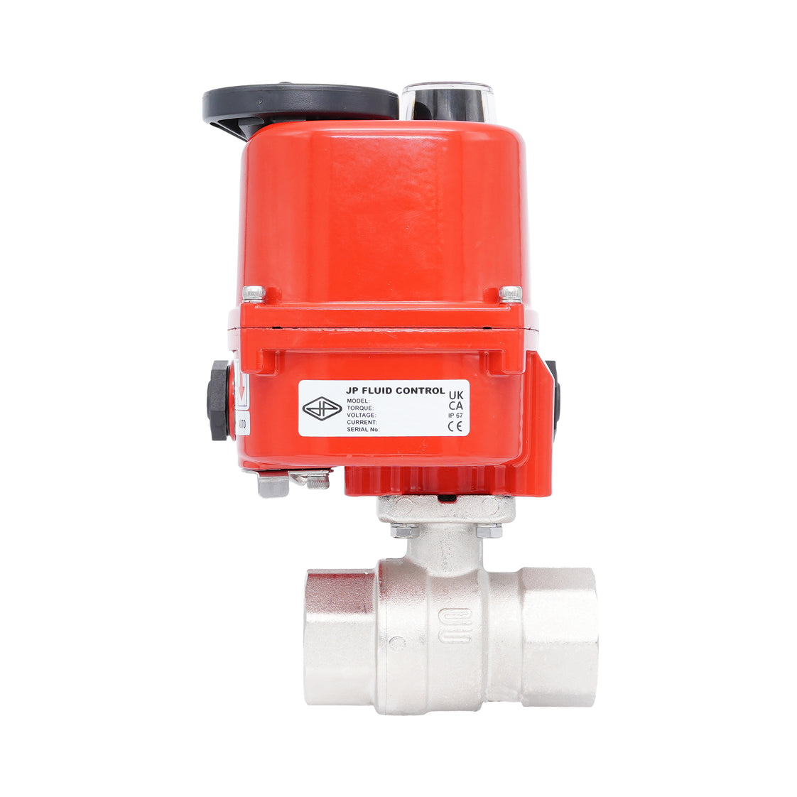 Rp 1-1/4" 2-Way Modulating Electric Brass Ball Valve 24 V AC/DC