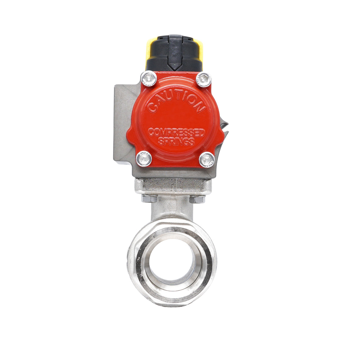 Rp 1" 2-Way Pneumatic Brass Ball Valve - Double Acting