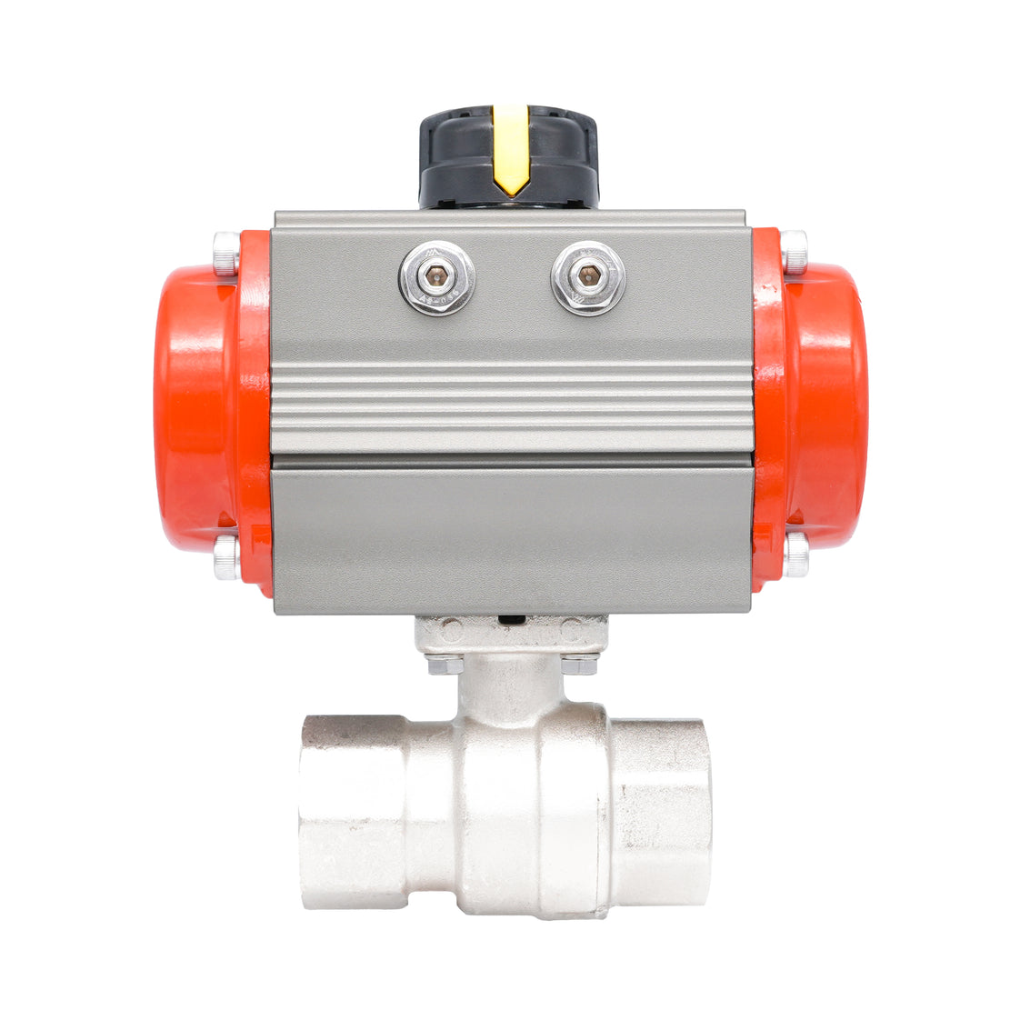 Rp 1 1/4" 2-Way Pneumatic Brass Ball Valve - Spring Closing