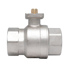 Rp 2-1/2" 2-way Brass Ball Valve ISO-Top F07 PN25
