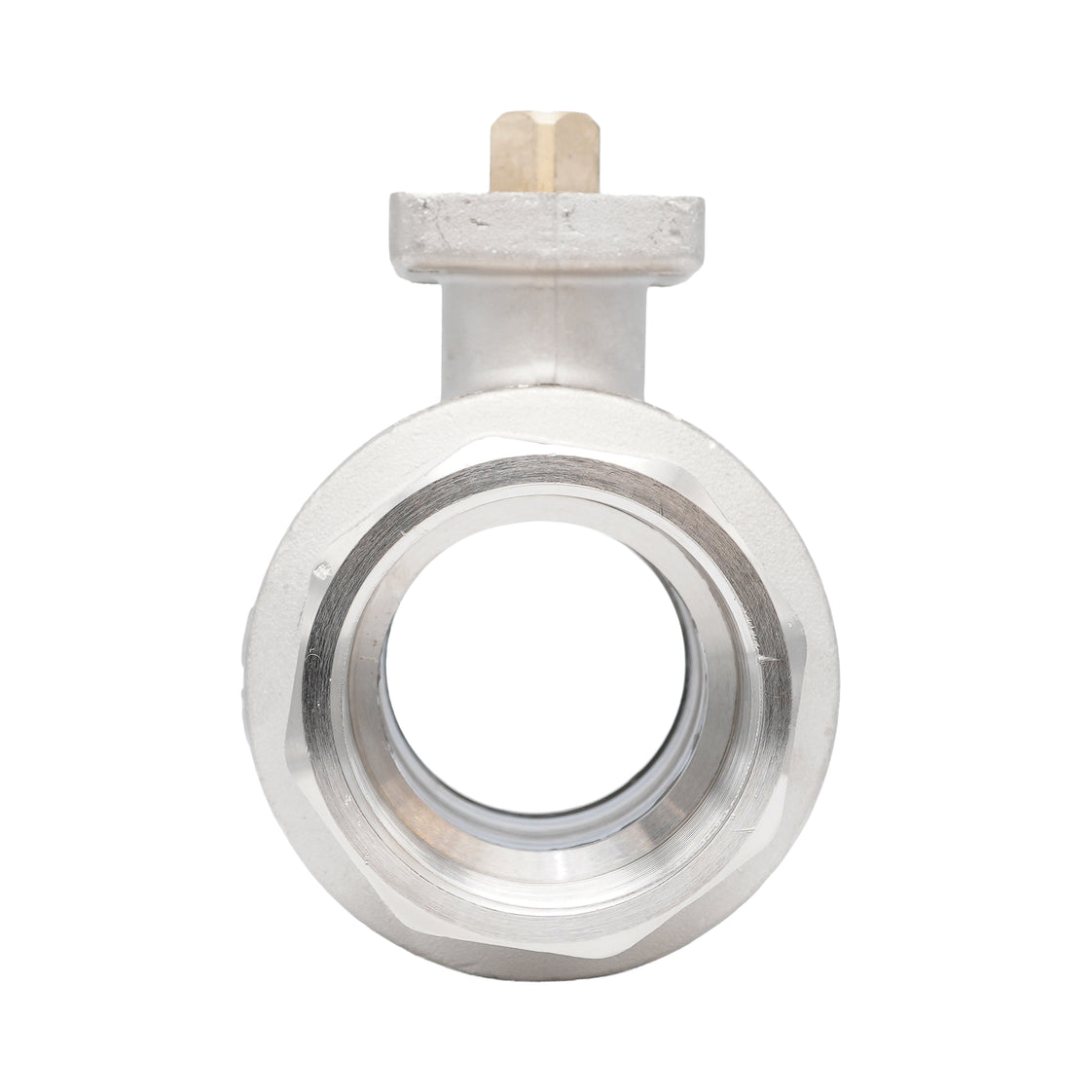 Rp 2" 2-way Brass Ball Valve ISO-Top F05 PN25