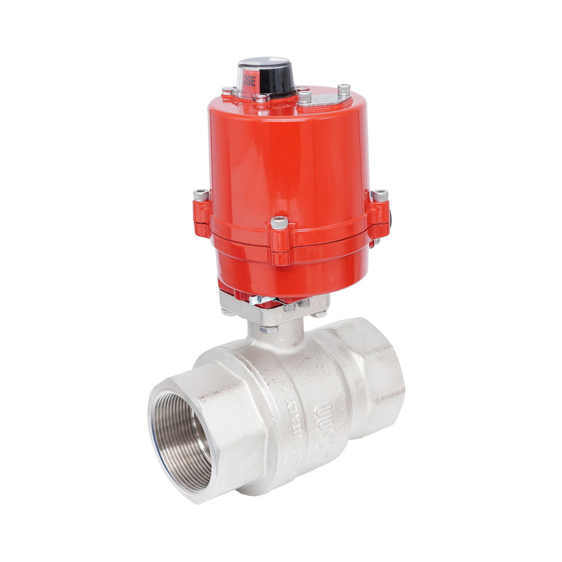 Rp 3" 2-Way Electric Brass Ball Valve 100-240 V AC