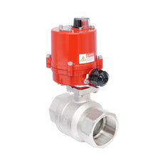 Rp 3" 2-Way Electric Brass Ball Valve 24 V AC/DC