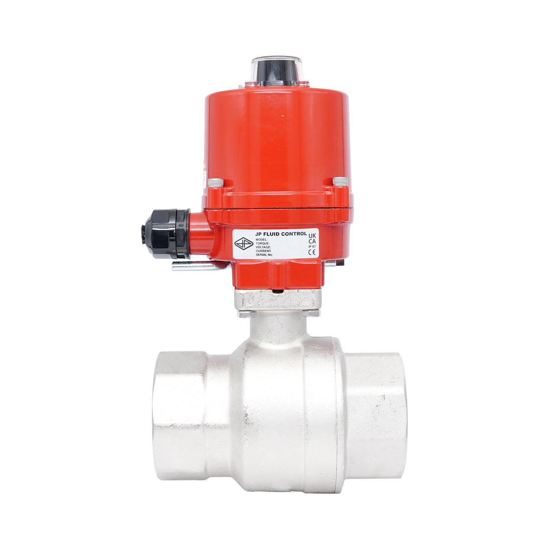 Rp 3" 2-Way Electric Brass Ball Valve 100-240 V AC