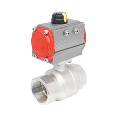 Rp 3" 2-Way Pneumatic Brass Ball Valve - Double Acting