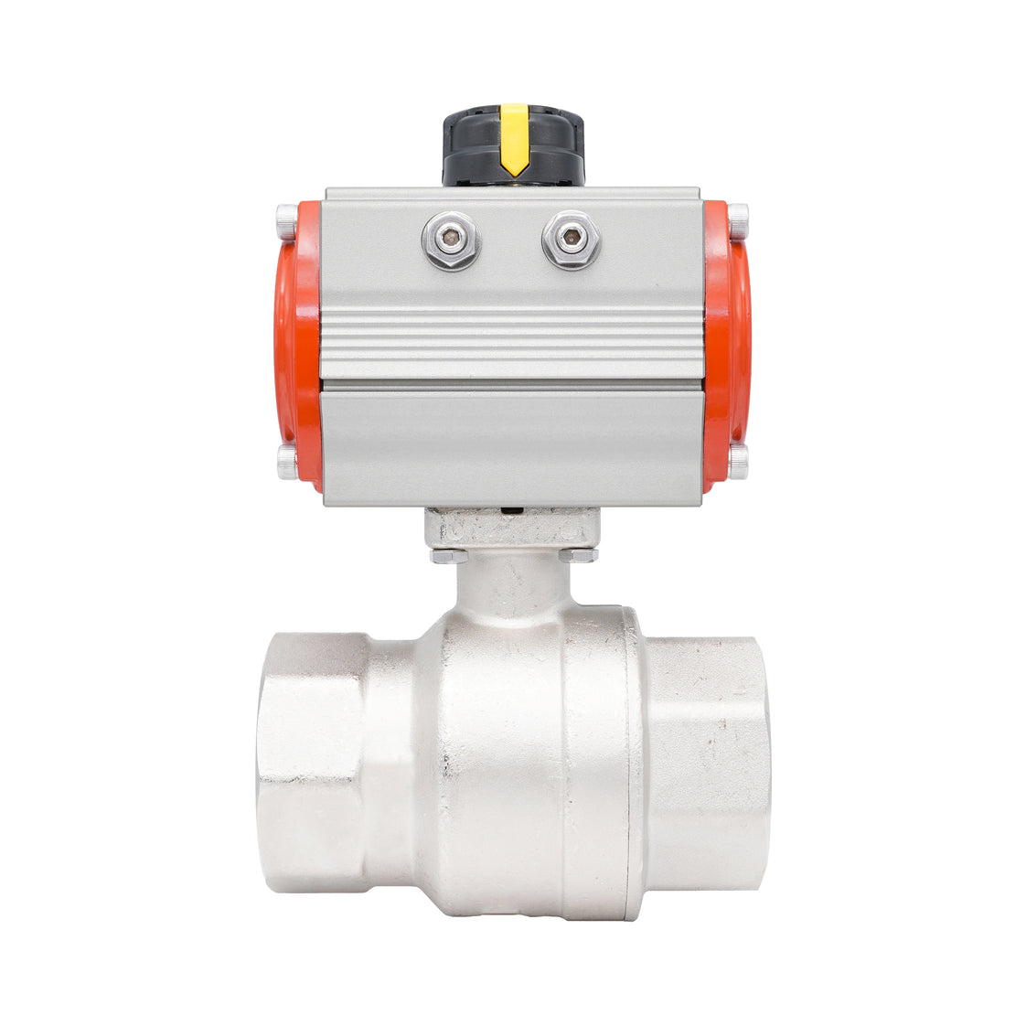 Rp 2" 2-Way Pneumatic Brass Ball Valve - Double Acting