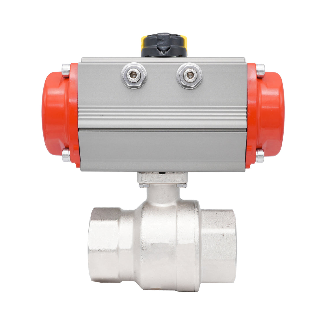 Rp 2" 2-Way Pneumatic Brass Ball Valve - Spring Closing
