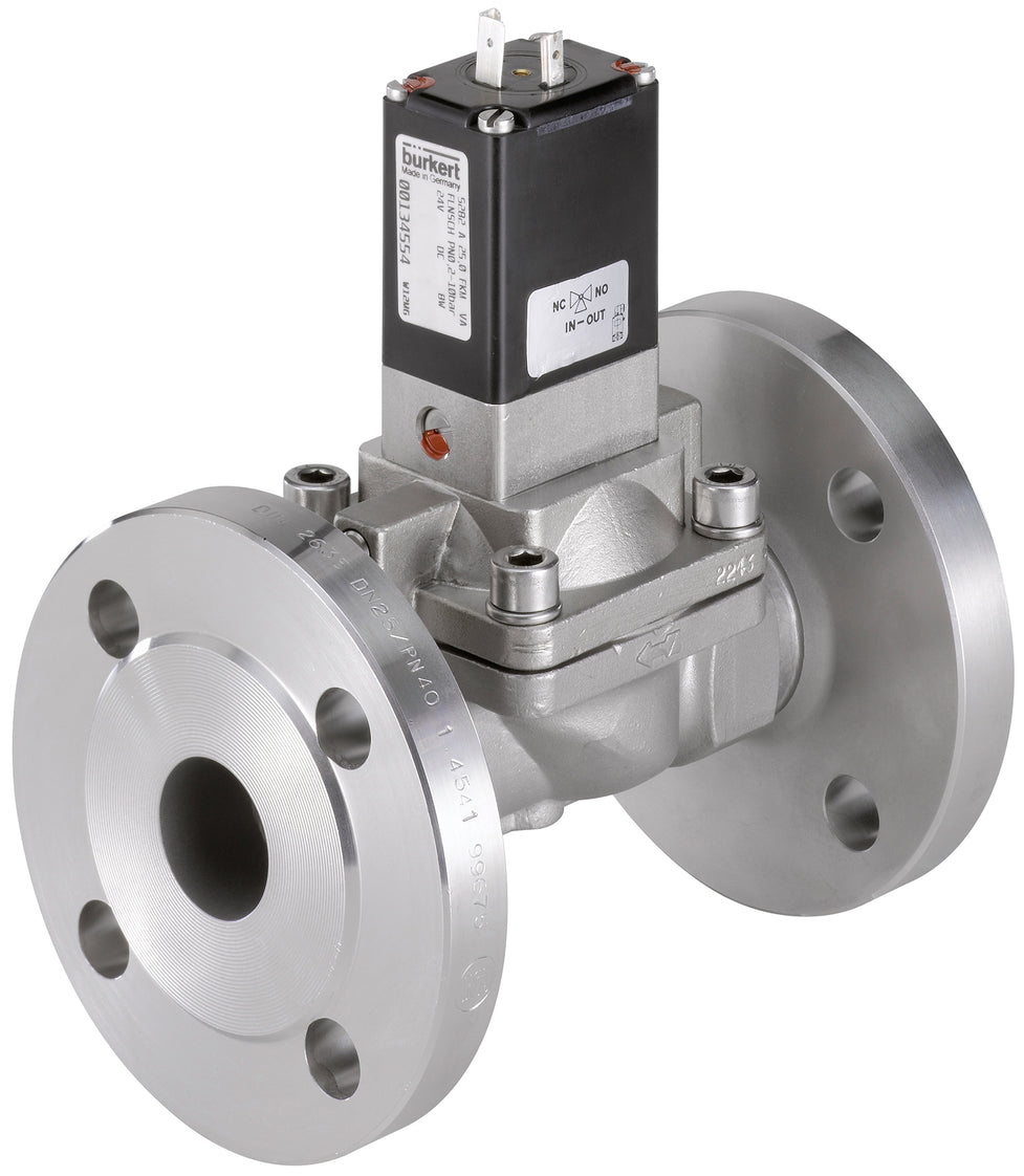 Flange DN25 Stainless Steel 24VDC Solenoid Valve 5282 134570