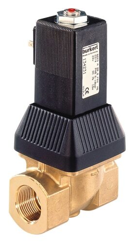 Solenoid Valve NPT 3/4'' NC Brass FKM 0.5-10bar/7-145psi 24VDC 6223 463895