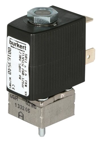 Solenoid Valve 20x20 mm SFB flange NC Stainless steel FKM 0-3bar/44psi 24VDC 6011 274573