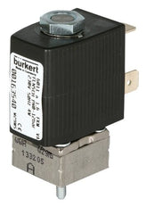Solenoid Valve 20x20 mm SFB flange NC Stainless steel FKM 0-6bar/87psi 24VDC Vacuum Oxygen Fat/Oil Free 6011 317622