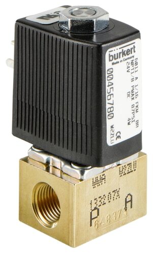 Solenoid Valve G1/8'' NC Brass CR 0-21bar/305psi 230VAC 6011 227929