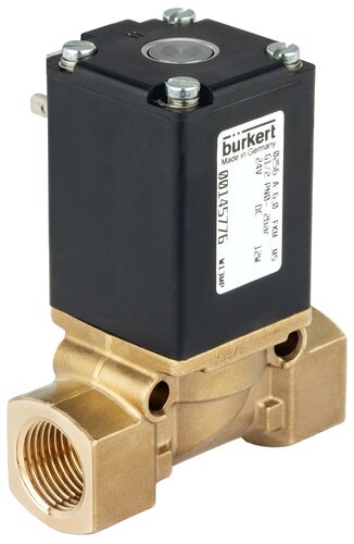 Solenoid Valve G3/8'' NC Brass NBR 0-1bar/15psi 230VAC Vacuum 256 41549