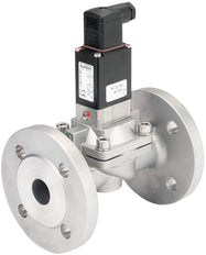 Solenoid Valve 50 mm Flange NC Stainless steel NBR 0.2-16bar/3-232psi 230VAC Anti-Waterhammer 5282 20008341