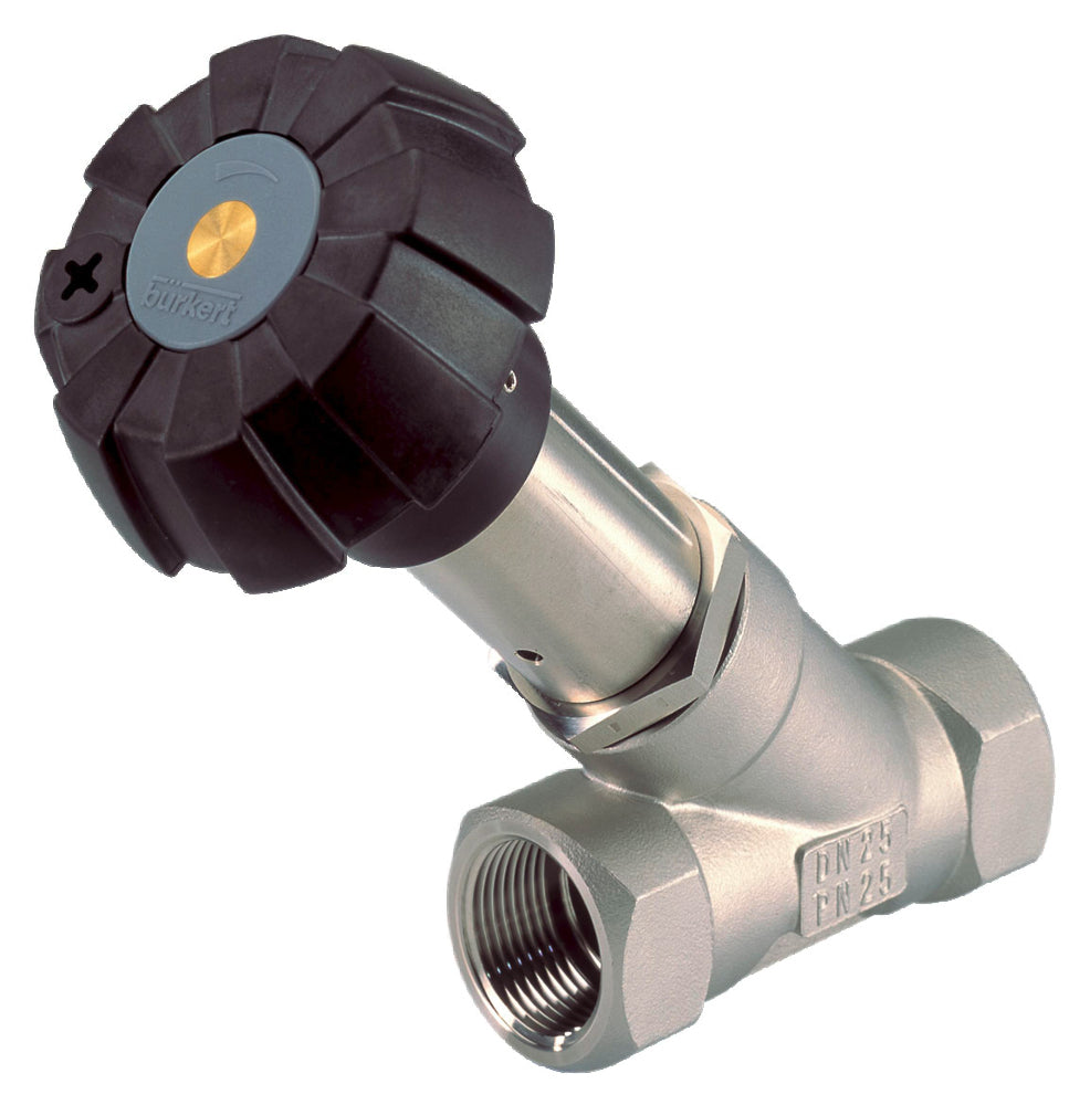 Welded End DN 25 Manual 2-Way Angle Seat Valve Stainless Steel - 2000 - 468949