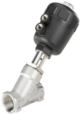 NPT 2'' NO Pneumatic 2-Way Angle Seat Valve Stainless Steel - 2000 - 468449