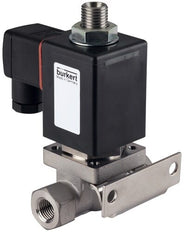 Solenoid Valve 3/2-Way G1/4'' NC Stainless steel PTFE 0-5bar/73psi 24VDC Vacuum 0355 18478