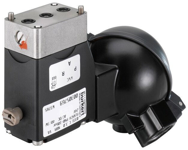 Solenoid Valve 3/2-Way 32x46 mm SFB flange NC Stainless steel NBR 0-16bar/232psi 24VAC/DC ATEX 0331 391364