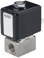 Solenoid Valve NC 20x20 mm SFB Stainless Steel FKM 0-5.5bar/80psi 24VDC 7011 20075433