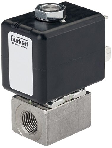 Solenoid Valve 20x20 mm SFB flange NC Stainless steel FKM 0-6bar/87psi 24VDC 7011 20051989