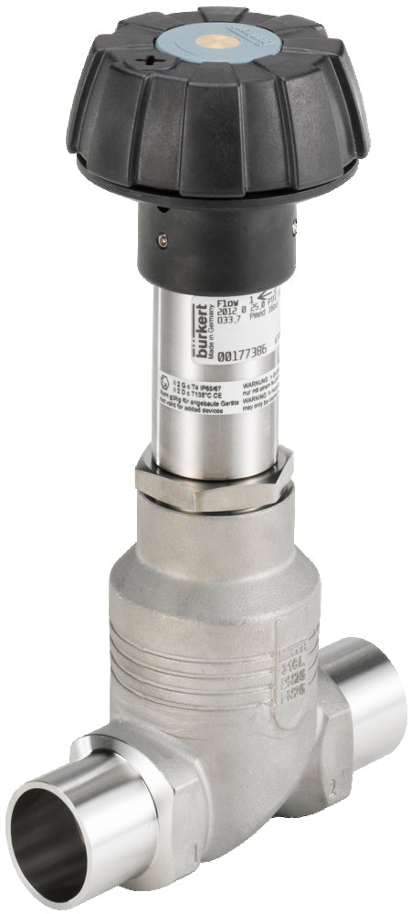 Welded End DN 25 Manual 2-Way Globe Valve Stainless Steel - 2012 - 218638