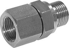 G 1/2'' x G 3/8'' F/M Stainless steel Reducing Adapter 300 Bar - Hydraulic