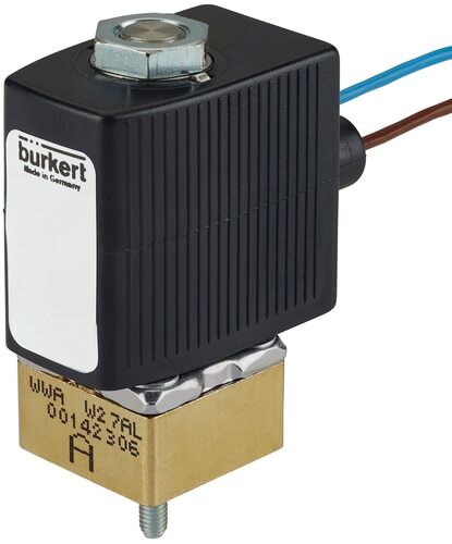 Solenoid Valve 20x20 mm SFB flange NC Brass FKM 0-6bar/87psi 24VDC 6011 320032