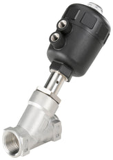G 1/2'' NC Pneumatic 2-Way Angle Seat Valve Stainless Steel - 2000 - 237706