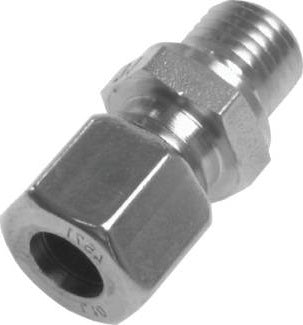 M33x2 Male x 25S Stainless steel Straight Compression Fitting 400 Bar DIN 2353
