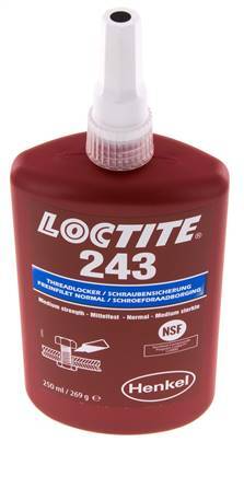 Loctite 243 Blue 250 ml Threadlocker