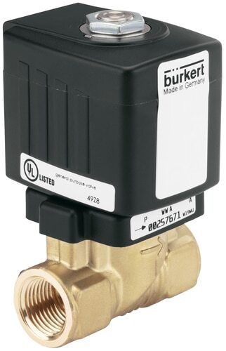 Solenoid Valve G1/2'' NC Brass EPDM 0-10bar/145psi 230VAC Anti-Waterhammer 6213 252139